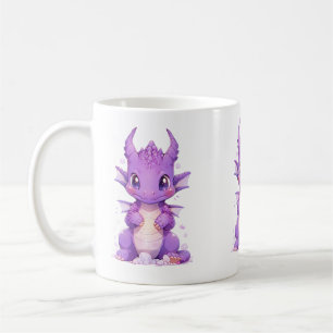 Lila Baby Dragon Kaffeetasse