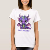 Lila Baby Dragon T-Shirt (Vorderseite)