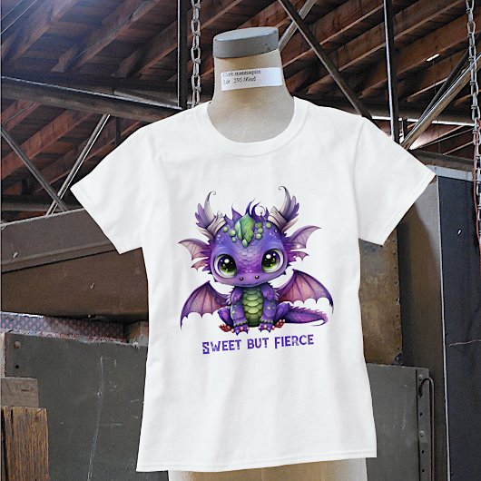 Lila Baby Dragon T-Shirt