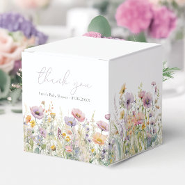 Lila Baby in Blümflora Wildblume Kinderdusche Geschenkschachtel