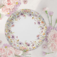 Lila Baby in Blümflora Wildblume Kinderdusche