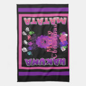 Lila Baby Simba Merry Christmas Collection Geschirrtuch (Vertikal)