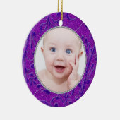Lila Baby's First Christmas Ornament (Rechts)