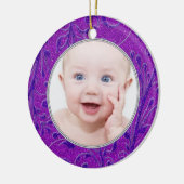 Lila Baby's First Christmas Ornament (Links)