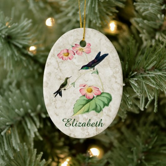 Lila Backed Thornbill Hummingbird Ornament (Baum)