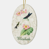 Lila Backed Thornbill Hummingbird Ornament (Links)