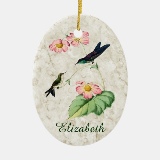 Lila Backed Thornbill Hummingbird Ornament (Vorne)