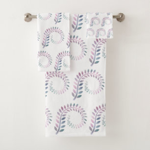 LILA BADEZIMMER TOWEL SET
