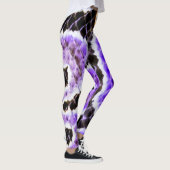 Lila Ball Python Leggings – Exotische Reptilien (Rechts)