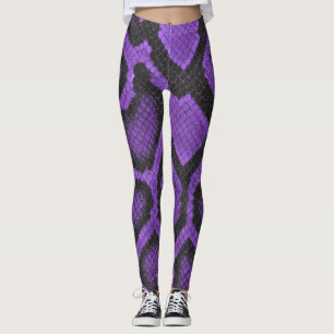 Lila Ball Python Leggings Stil 2