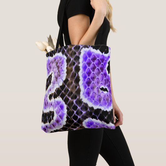 Lila Ball Python-Tasche – Wild Tasche (Von Nahem)
