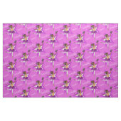 Lila Ballerina, Darkmädchen, Ballet Stoff (Fat Quarter (45,7 x 55,9 cm))