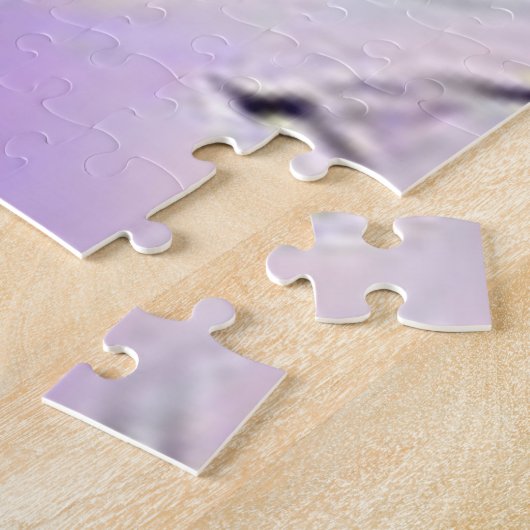 Lila Ballerina Originale Kunstgiesserei Puzzle (Seite)