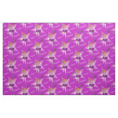 Lila Ballerinas tanzende individuelle Name Stoff (Fat Quarter (45,7 x 55,9 cm))