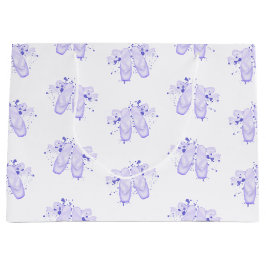 Lila Ballett Geburtstag Pointe Shoes Große Geschenktüte