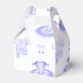 Lila Ballett Geburtstag Tutu & Pointe Schuhe Geschenkschachtel (Rückseite)