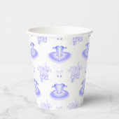 Lila Ballett Geburtstag Tutu & Pointe Schuhe Pappbecher (Rechts)