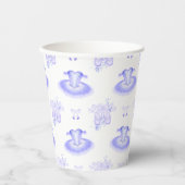 Lila Ballett Geburtstag Tutu & Pointe Schuhe Pappbecher (Vorderseite)