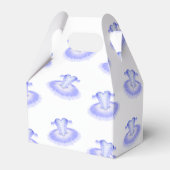 Lila Ballett Geburtstag Tutu Wasserfarbe Geschenkschachtel (Rückseite)