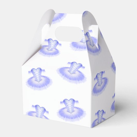 Lila Ballett Geburtstag Tutu Wasserfarbe Geschenkschachtel (Vorderseite)