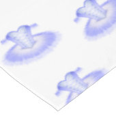 Lila Ballett Geburtstag Tutu Wasserfarbe Tischdecke (Schrägansicht)