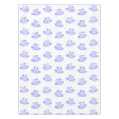 Lila Ballett Geburtstag Tutu Wasserfarbe Tischdecke (Vorderseite)