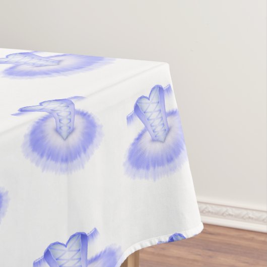 Lila Ballett Geburtstag Tutu Wasserfarbe Tischdecke (Beispiel)