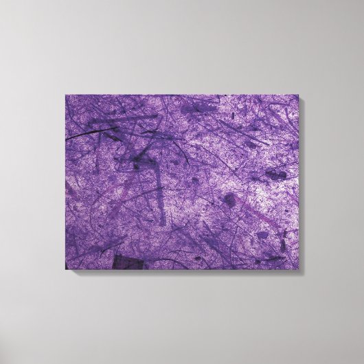 Lila Bananenpapiere - überzogene Canvas Leinwanddruck (Vorderseite)