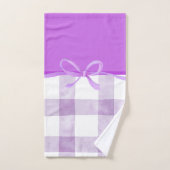 Lila Band Badhandtuch Set (Handtuch)