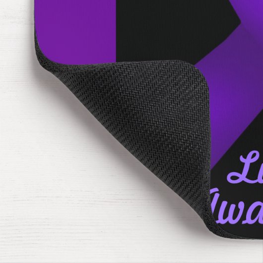 Lila Band-BewusstseinLupus Mousepad (Ecke)
