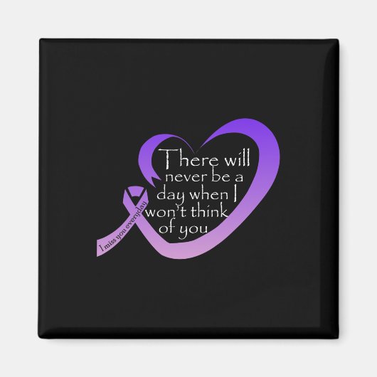 Lila Band Magnet (Vorne)