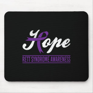 Lila Band Rett-Syndrom-Bewusstseins-Unterstützungs Mousepad