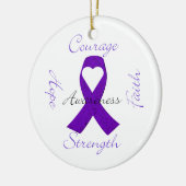 Lila Bandbewusstsein der Lupus-pankreatischen Keramikornament (Links)