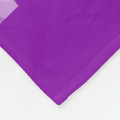 Lila Bänder...Fibro-Fleece-Decke Fleecedecke (Ecke)