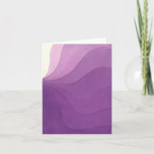 Lila Bands Card Karte (Vorderseite)