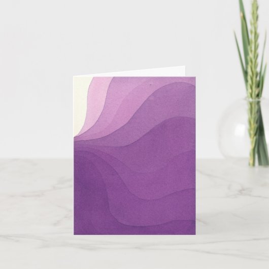 Lila Bands Card Karte (Vorderseite)