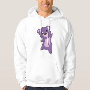 Lila Bärenbärchen Niedliche Tiere Hoodie