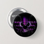 Lila Bärenknopf Button (Vorne & Hinten)