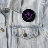 Lila Bärenknopf Button (Beispiel)