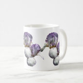 Lila Barti-Blume Kaffeetasse (VorderseiteRechts)