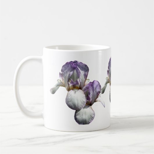 Lila Barti-Blume Kaffeetasse (Links)