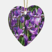 Lila Barti-Blume Keramikornament (Links)