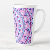 Lila Base Mandala Milchtasse (Rechts)