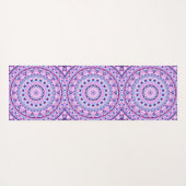 Lila Base Mandala Yogamatte (Rückseite (Horizontal))