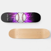 Lila Baseball; Softball Skateboard (Horizontal)