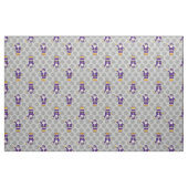 lila Basketball-Basketball Stoff (Fat Quarter (45,7 x 55,9 cm))