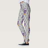 lila Basketball-Basketballschuh Leggings (Links)