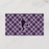 Lila Basketball Visitenkarte (Rückseite)