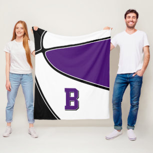 lila Basketballmannschaft - Jungs Fleecedecke