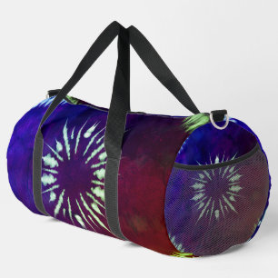 Lila-Batik groß Duffle Bag